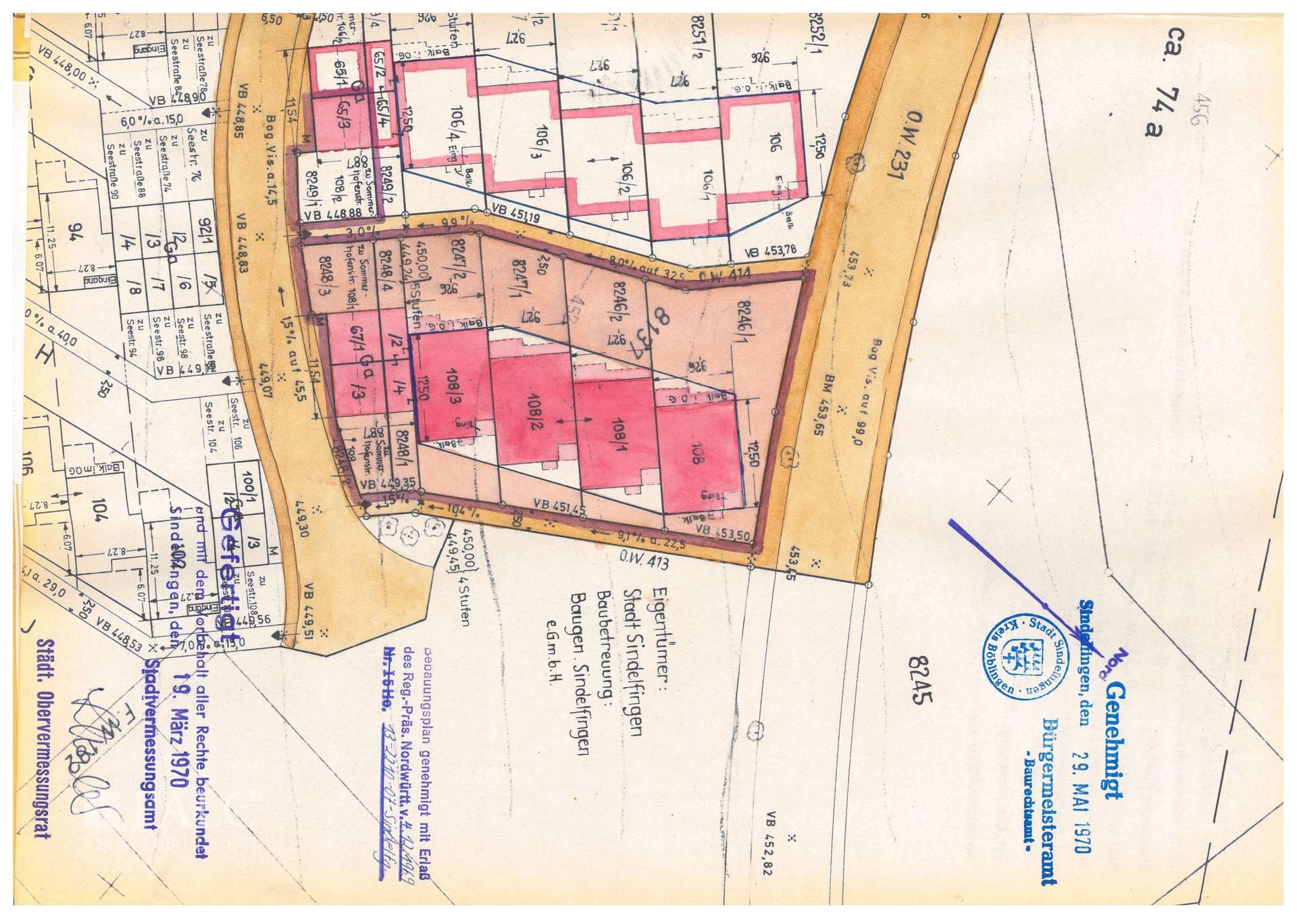 amtlicher Lageplan Sommerhofen 108-3